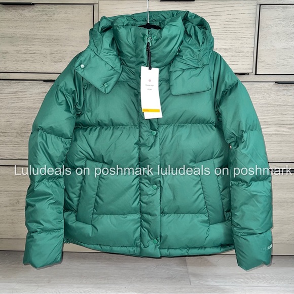 NWT Lululemon Wunder Puff Jacket Everglade Green EVRG 4 6 8 10 - Picture 2 of 13